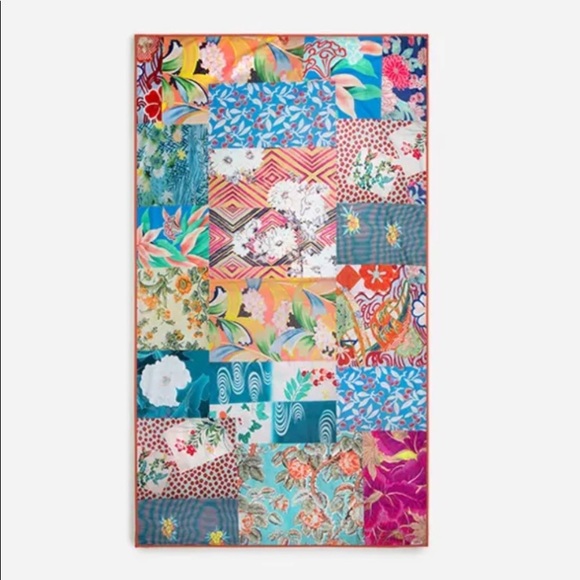 Johnny Was Bath Johnny Was Grace Beach Towel Nwt In Johnny Was Bag